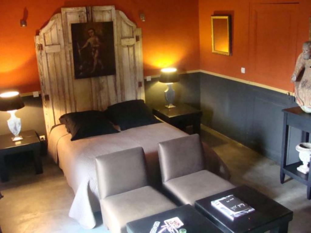 Bed and Breakfast Casa Montes Сальс-ле-Шато Номер фото